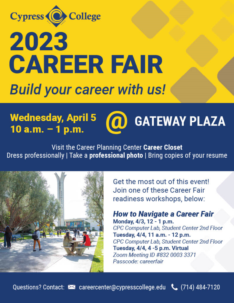 2023 Cypress College Career Fair Cypress College