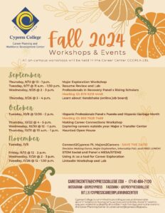 Career Center workshops and events