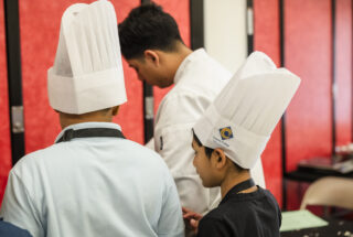 HRC Students Coach Junior Chef Academy